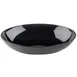 TableCraft 12591 - Sierra Collection 6.5-Qt Oval Melamine Bowl, 18" x 12.5" x 3.625", Black 1 image