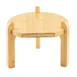 TableCraft Products 12652 Coated Bamboo Stand For Glass Beverage Dispensers, 10" x 10" x 8", Yellow 1 image