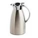 TableCraft 12676 Beverage Server 68 oz. 2L, 7" x 5.5" x 10.5" 18/8 Stainless Steel Carafe 1 image