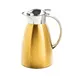 TableCraft 12678 Beverage Server – 50 oz. Gold 18/8 Stainless Steel, 7" x 5.5" x 9.25", Coffee Carafe 1 image