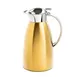 TableCraft Products 12679 - 68oz Gold Stainless Steel Beverage Server, 7" x 5.5" x 10.5", 2L 1 image