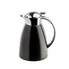TableCraft Products 12680 Beverage Server, 34 oz. 7" x 5.5" x 8.5" Stainless Steel Black Carafe 1 image