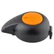 TableCraft Products 12688 Decaf Lid, 9.25" x 5.5" x 3", Orange Push Insert, Polypropylene, Black 1 image