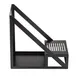 TableCraft 12782 Airpot Rack - 6.5" x 10.5" x 10.375", 1-Airpot, Black, Steel Drip Tray 1 image
