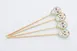 TableCraft 12793 Day of the Dead Bamboo Picks, 4-1/2" Height, 7/16" Diameter, Bamboo, 100/Pack 1 image