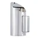 TableCraft 12812 - Metal Water Pitcher, Stainless Steel, Mirror Ice Guard, 4.5"x3"x7.25", 10-31 oz 1 image