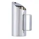 TableCraft 12813 Metal Pitcher - 1 Quart Steel, 5¼" x 4" x 8¾", Ice Guard, 32-63 oz - 1/Each 1 image
