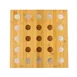 TableCraft Products 12815 Bamboo Ice Cream Cone Holder, 15-3/4" x 15-5/8" x 3-1/4"H, Holds 25 Cones 1 image