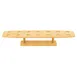 TableCraft Products 12816 Ice Cream Cone Holder, 22"x6"x3-1/4"H, Bamboo, Holds 14 Cones 1 image