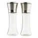 TableCraft Products 12836 - Salt & Pepper Mill Set, 6 oz., 2½" Dia. x 7½" H, Steel & Glass, Set 1 image