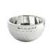 TableCraft 12838 - 5-Qt Double-Wall Stainless Steel Bowl, 11" Dia., Mirror Honeycomb 1 image