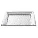 TableCraft Products 12843 - Square 14"x14" Mirror Honeycomb Stainless Steel Serving Tray 1 image