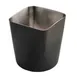TableCraft 12959 - 12oz Fry Cup, 3" x 3" x 3-1/4", Stainless Steel, Black Matte, Square 1 image