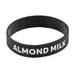TableCraft Products 13074 Creamer Band - Almond Milk Sign, 3-1/4" x 3-1/4" x 3/4" Silicone Black 1 image