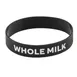 TableCraft Products 13076 Creamer Band, Whole Milk Sign, 3-1/4" x 3-1/4" x 3/4" Silicone Black 1 image