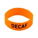 TableCraft Products 13091 Decaf Airpot Band, Orange with Black Lettering, 5" x 5" x 2", Silicone 1 image