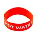 TableCraft Products 13092 Airpot Band, Hot Water, 5" x 5" x 2" Silicone, Red With White Lettering 1 image