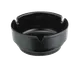 TableCraft Products 131B - 3" x 1-1/4" Round Ashtray, Dishwasher Safe, Black Phenolic, 12/Bag 1 image