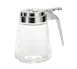 TableCraft 1370CP Syrup Pourer - 8 oz. Glass Dispenser, Chrome ABS, Dishwasher-Safe, Rack 1370R 1 image