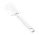 TableCraft 1510 - 10" White Rubber Spatula, Heat-Resistant 140°F, BPA-Free, Dishwasher Safe 1 image