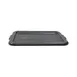 TableCraft Products 1531B Bus Box Cover, 21-3/4" x 16" x 1" Black Polypropylene Tote Box Cover, Dishwasher Safe, NSF Certified (Fits Models 1529 & 1537) 1 image