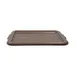 TableCraft Products 1531BR Bus Box Cover, 21-3/4" x 16" x 1" High-Density Polypropylene Brown Tote Box Cover, NSF Certified, Dishwasher Safe, Made in USA (Fits 1529 & 1537) 1 image