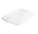 TableCraft Products 1531N - White Polypropylene Food Storage Cover, Fits 15" x 21" Containers 1 image
