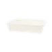 TableCraft Products 1537N - Food Storage Box, 21" x 17" x 7", White HDPE, FDA & NSF Approved 1 image