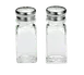 TableCraft Products 154S&P-1 - 3 Oz Salt Pepper Shaker, 1.5" x 4" Stainless Steel Tops - 1/Each 1 image