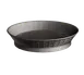 TableCraft 157510BK Black Platter Basket 10.5" Dia. x 2" H Polypropylene 150°F Safe NSF 1 image