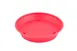 TableCraft Products 15759R - 9" Red Polypropylene Diner Platter, 2" Height, 9" Diameter 1 image