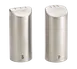 TableCraft Products 162 Salt Pepper Shaker, 2 oz, 1‑5/8" Dia × 3‑5/8" H, Stainless Steel - Set 1 image
