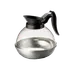 TableCraft 18 Coffee Decanter, 64 oz., 10-12 Cup, Polycarbonate, Stainless Steel Base, Black Handle 1 image