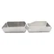 TableCraft Products 20003 - Stainless Steel Serving Dish, 11 5/8" x 6 1/4" x 1 1/2", 12‑oz Compartments 1 image