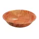 TableCraft Products 206 - 6" Mahogany Salad Bowl, 12 oz, 4-Ply Woven Wood, Hand Wash, Round Bottom 1 image