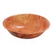TableCraft Products 208 - 8" Mahogany Salad Bowl, 20 oz., 4-Ply Woven Wood, Hand Wash Only 1 image