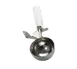 TableCraft 2106 - 6‑Size Stainless Steel Ice Cream Disher, 5 oz, White Handle, 9.125" x 3.625" 1 image