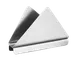 TableCraft Products 222 - Angled Brushed Stainless Steel Napkin Holder, Dishwasher Safe 1 image