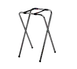 TableCraft Products 23 Tray Stand - 17-1/4" x 17-1/4" Top, 29-3/4" Height, Chrome Plated, Single Bar Design 1 image