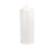 TableCraft 233C Squeeze Bottle – 32oz Clear Polyethylene 38mm Opening Dishwasher Safe Cone Tip USA 1 image