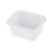 TableCraft Products 240008 Sauce Cup, 2 oz, 2‑5/8" x 2‑1/8" x 1‑1/4", Rectangular Melamine, White 1 image