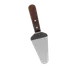 TableCraft Products 242 - 10" Pie & Cake Server, Wood Handle, Stainless Steel Blade, Smooth Edge 1 image
