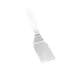 TableCraft Products 251W Turner, 5" X 5" Blade, 11½" Length, Dishwasher Safe, White ABS Handle 1 image