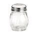 TableCraft 260-1 Cheese Shaker, 6-9 oz Swirled Glass Jar, Chrome Perforated Top, Dishwasher Safe 1 image
