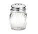 TableCraft 260SL-1 Cheese Shaker, 6 oz. Glass Jar, Slotted Chrome Top, Metal Lid, Dishwasher Safe 1 image