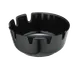 TableCraft 263B-1 Classic Deepwell Ashtray, 4" x 1-3/4", Black Phenolic, Dishwasher Safe 1 image