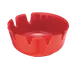 TableCraft Products 265R-1 Classic Deepwell Ashtray, 4" Red Melamine, Dishwasher Safe 1 image