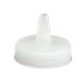 TableCraft 300TC Squeeze Bottle Cap Top, 38mm Cone Tip, Clear/White, 38mm Bottles, Dishwasher Safe 1 image