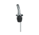 TableCraft 320A Free Flow Liquor Pourer, 1.1875 x 1.1875 x 4.625, Chrome Plated, Silver Spout, Without Collar 1 image