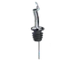 TableCraft 320C - Free Flow Jet Liquor Pourer, Chrome‑Plated Silver Spout, Stainless Steel, Pack of 12 1 image
